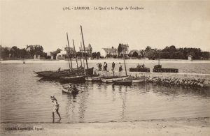 Larmor - Le quai (la cale) de la plage du Toulhars