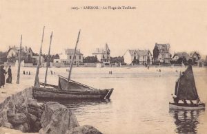 Larmor - Le quai (la cale) de la plage du Toulhars